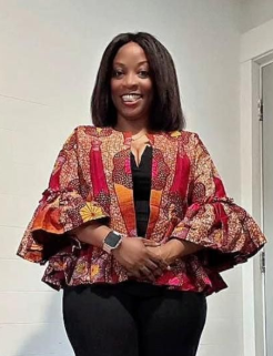 Regal Bloom Flare Jacket
