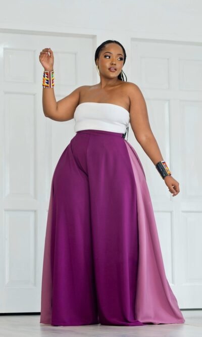 Plum Radiance Palazzo Set