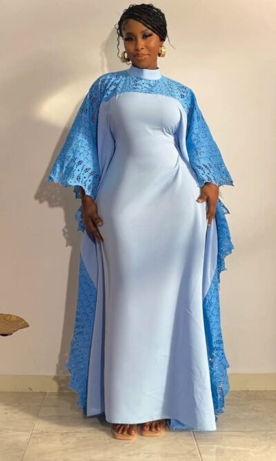 Azure Serenity Kaftan